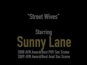 Dirty Talking Housewife Sunny Lane Wok Cocked By Hard Asian! 1/16