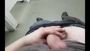 Sneaking A Quick Stroke At Work