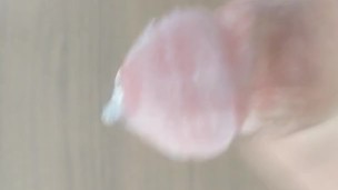 2日分のオナニー、ゴム内に大量射精masturbation and cum shot