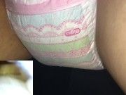 017 オヤスミマンにおもらし！膨らんだおむつ - Screenshot 4 of 16 - Diaper