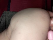 Milf takes 10 inch toy in both holes 11/16