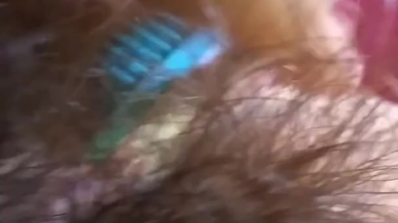 OnlyFan Tipped me to Fuck My Hairy Pussy Gspot LIVE Made in China HAIR BRUSH so I made a Video Too - Darmowe seks wideo - RedTube