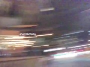 Risky walk downtown while showing off my outfit  8/16