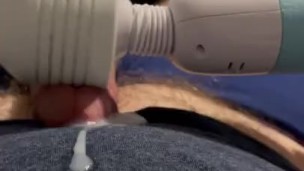 Magic wand helps me cum
