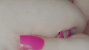 I love clamping my pink nips with pegs 