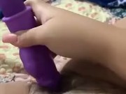 Playing with vibrator  8/16