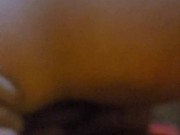 Horny BBW gives daddy head and bends her over 10/16