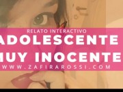 ROLEPLAY JOVENCITA VIRGEN, DULCE E INOCENTE | RELATO ERÓTICO INTERACTIVO [ASMR] STORIES IN SPANISH 1/16