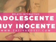 ROLEPLAY JOVENCITA VIRGEN, DULCE E INOCENTE | RELATO ERÓTICO INTERACTIVO [ASMR] STORIES IN SPANISH 15/16