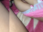 Petite Asian Teen Gets Wet From Big Black Cock BBC Creampie 5/16