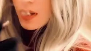 Smoking Teen Trap Enjoying Deep Anal