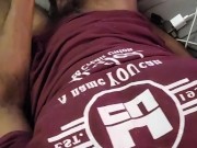 Stroking my big fat cock next to my step daughter  11/16