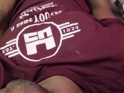 Stroking my big fat cock next to my step daughter  3/16