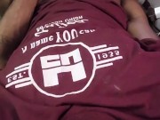 Stroking my big fat cock next to my step daughter  4/16