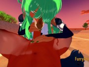 Furry Hentai 3D - Deer and Horse Hard Sex 1/2 15/16