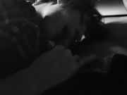 Спонтанная съемка. Чувственный минет и громкий оргазм, чтобы сосезди обзавидовались 3/16