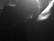 Спонтанная съемка. Чувственный минет и громкий оргазм, чтобы сосезди обзавидовались 5/16