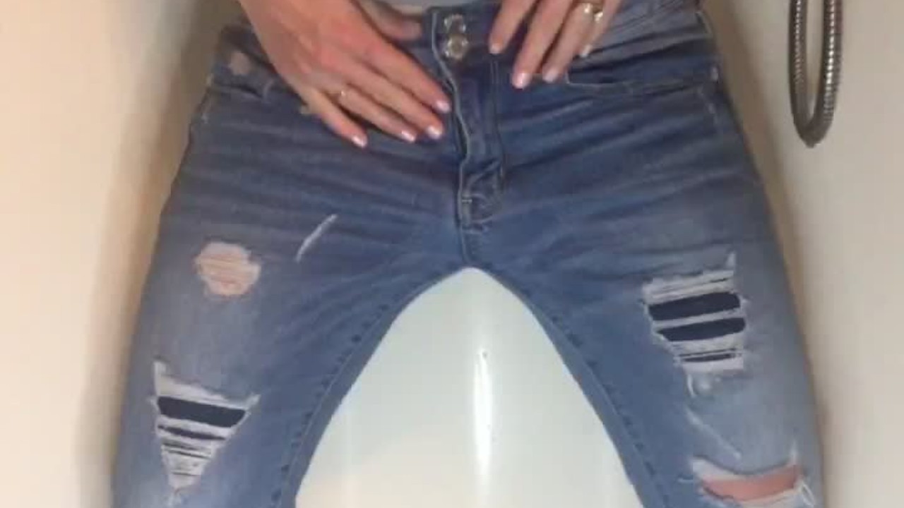 I caught my wife recording herself pissing in her pants with the fly unzippered for a fan request  - RedTube