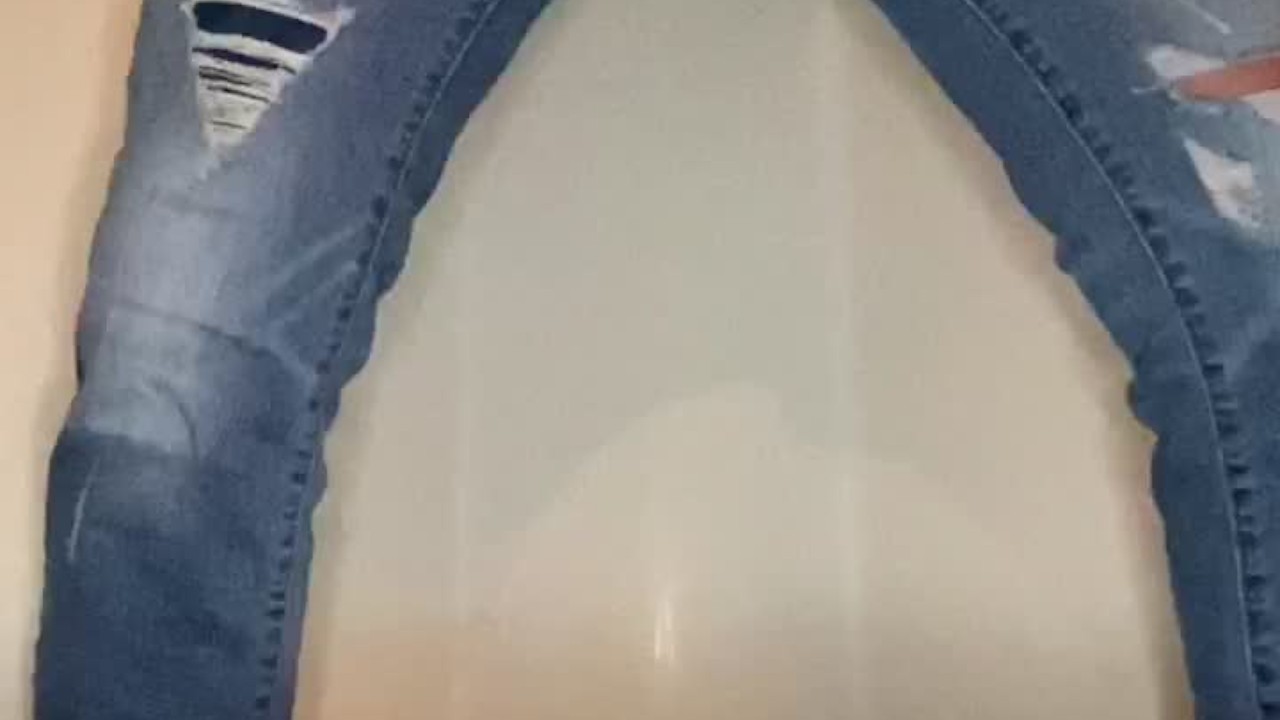 I caught my wife recording herself pissing in her pants with the fly unzippered for a fan request  - RedTube