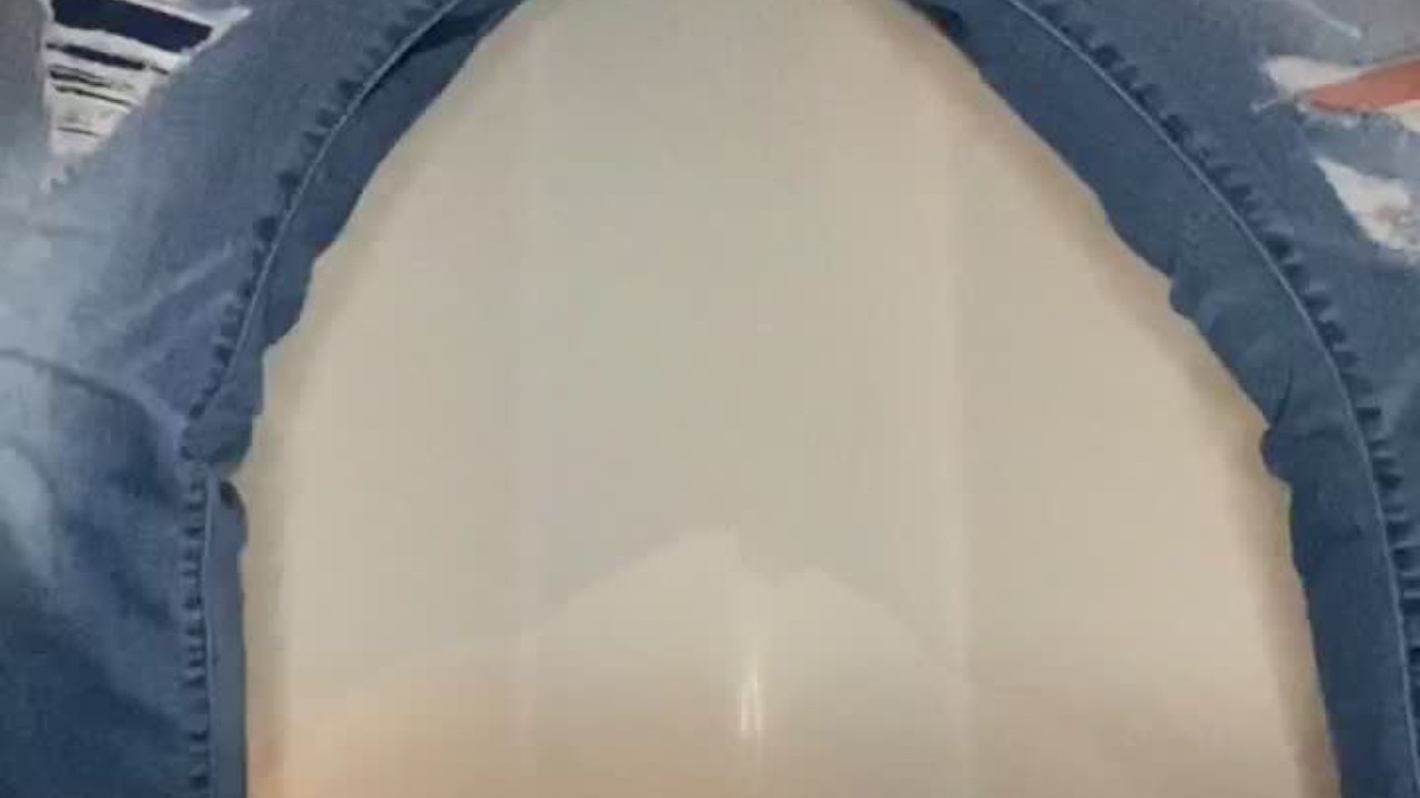 I caught my wife recording herself pissing in her pants with the fly unzippered for a fan request  - RedTube