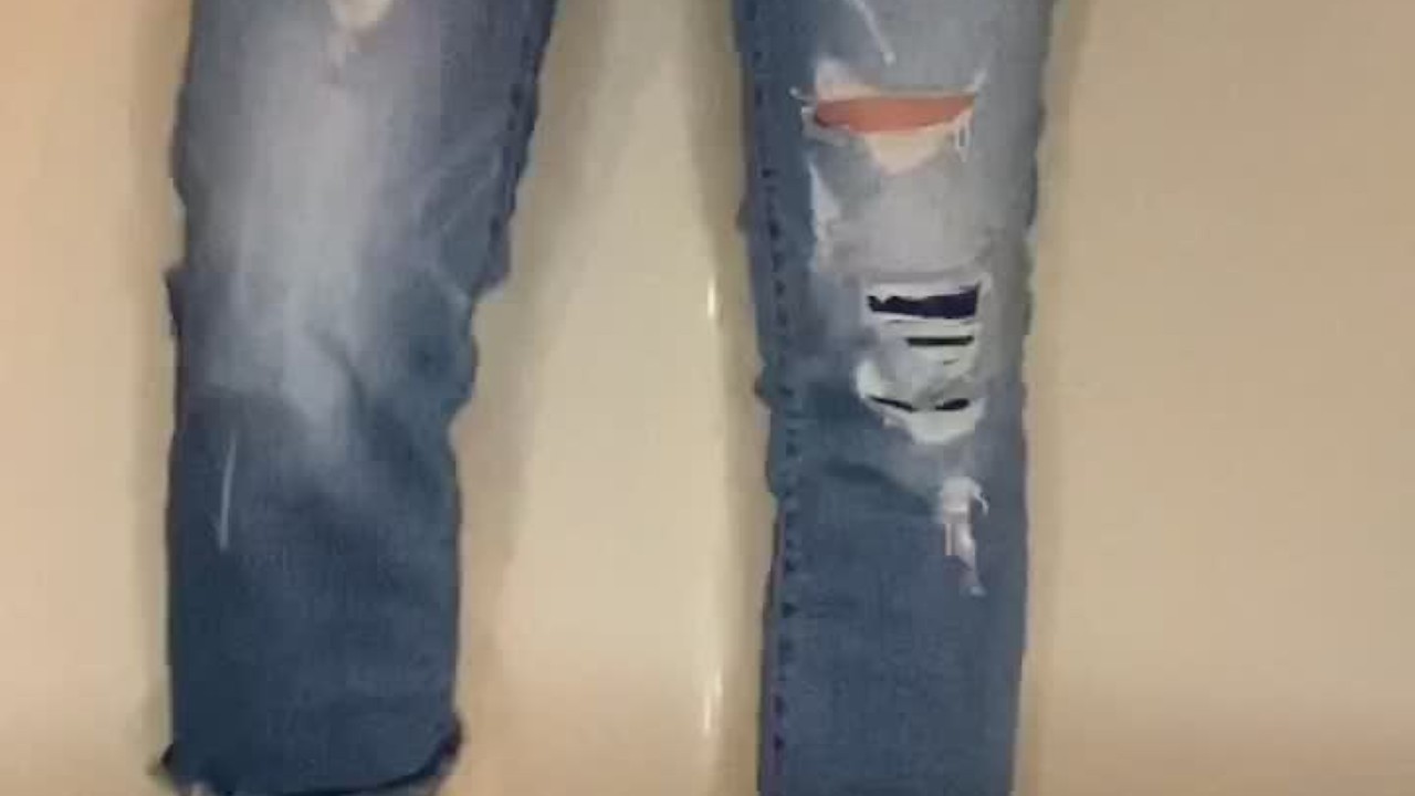 I caught my wife recording herself pissing in her pants with the fly unzippered for a fan request  - RedTube