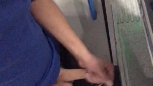 Way too much ALCOHOL, but still trying to get my DICK HARD and JERK OFF on the TRAIN ** PART 1 **