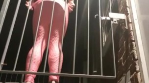 Sissy Bitch on Booty Balcony