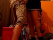 spicyselena fight pose to show off your ass and legs. Lesson 1 fall hard enough for an ass tremble 1/16