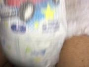 018 おむつおもらしに興奮！おむつを巻いてオナニー！ - Screenshot 15 of 16 - オナニー
