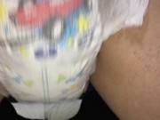 018 おむつおもらしに興奮！おむつを巻いてオナニー！ - Screenshot 9 of 16 - Diaper