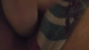 POV rubbing pussy