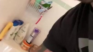 Straight hunk Andy Lee pissing into wine glass 