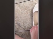 @tici_feet IG ticii_feet dangling white shoes - shoe 2 (preview)