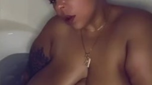 Fat Bitch Playing in the Tub 