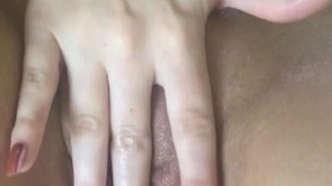 Sexy Housewife playing with her Pussy part1