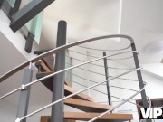 VIP4K. Old guy appreciates the way young GF rides boner on the bed 2/16