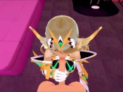 Mythra gets some manners fucked into her from your POV - Xenoblade Chronicles 2 hentai 2/16