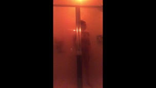 Dirty Slut takes a steaming hot shower