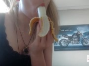 just a skinny girl training her skills