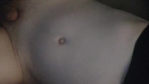 Horny Trans Playing With Her Dildo