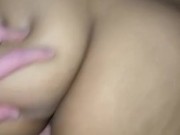 White guy fucks black girl until he nuts on all over her back 11/16