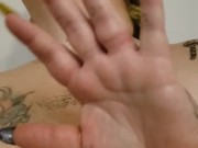 Collared submissive whore pisses her pants. 14/16