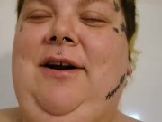 Collared submissive whore pisses her pants. 16/16