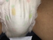 019 おむつを巻き付けてオナニーしたら…もぉ我慢できない…！ - Screenshot 14 of 16 - Diaper