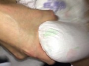 019 おむつを巻き付けてオナニーしたら…もぉ我慢できない…！ - Screenshot 15 of 16 - Abdl