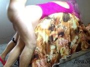 stepbrother fucks his stepsister hard from behind & cums on her ass 7/16