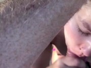 Bunny’s Beach Baecation Blowjob 9/16