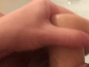 Fucking my tight pussy with big cock dildo 12/16