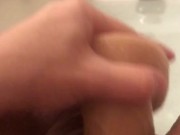 Fucking my tight pussy with big cock dildo 13/16
