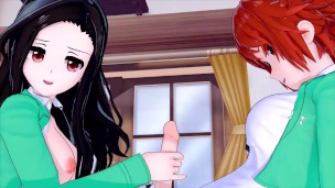 FUTA MAHOUKA KOUKOU NO RETTOUSEI SAEGUSA MAYUMI X CHIBA ERIKA 3D HENTAI